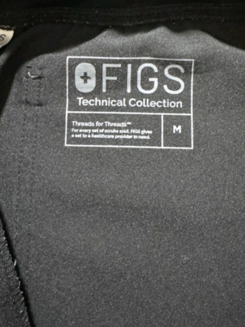 Figs Black Wide-Leg Pants - Picture 3 of 3